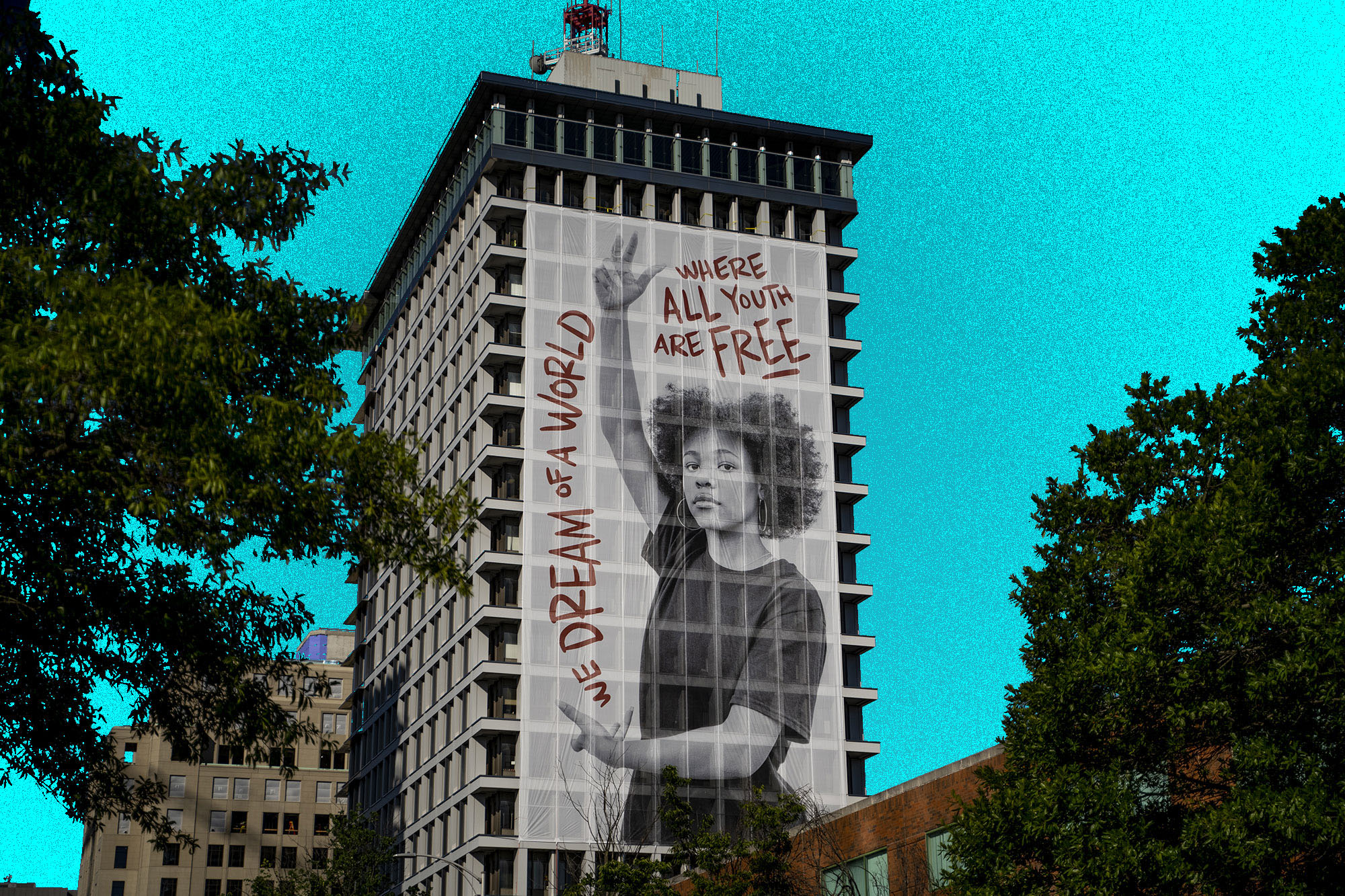 AR Animations Over City Hall